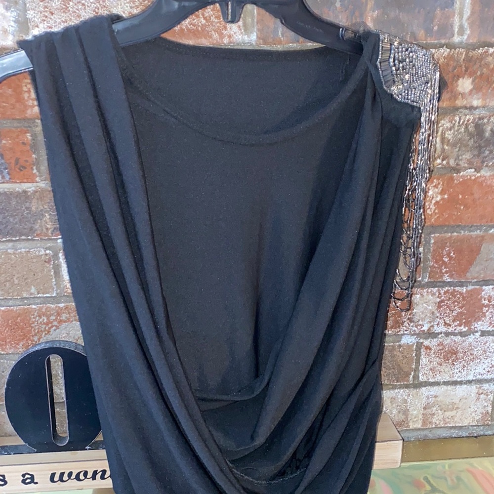 Romper long pants beautiful one sleeve detail